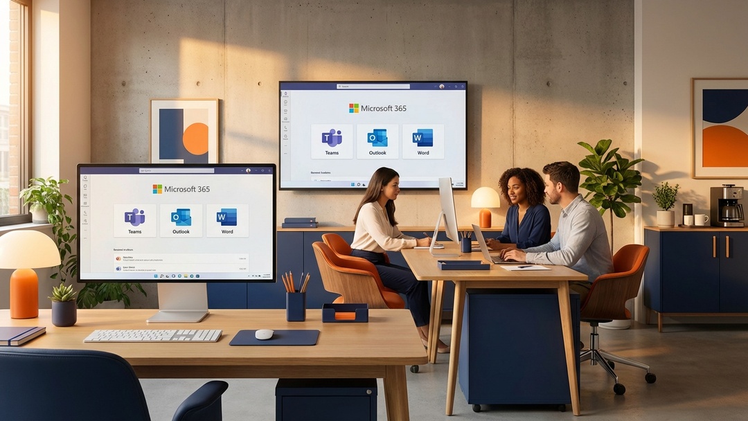 SMB team using Microsoft 365